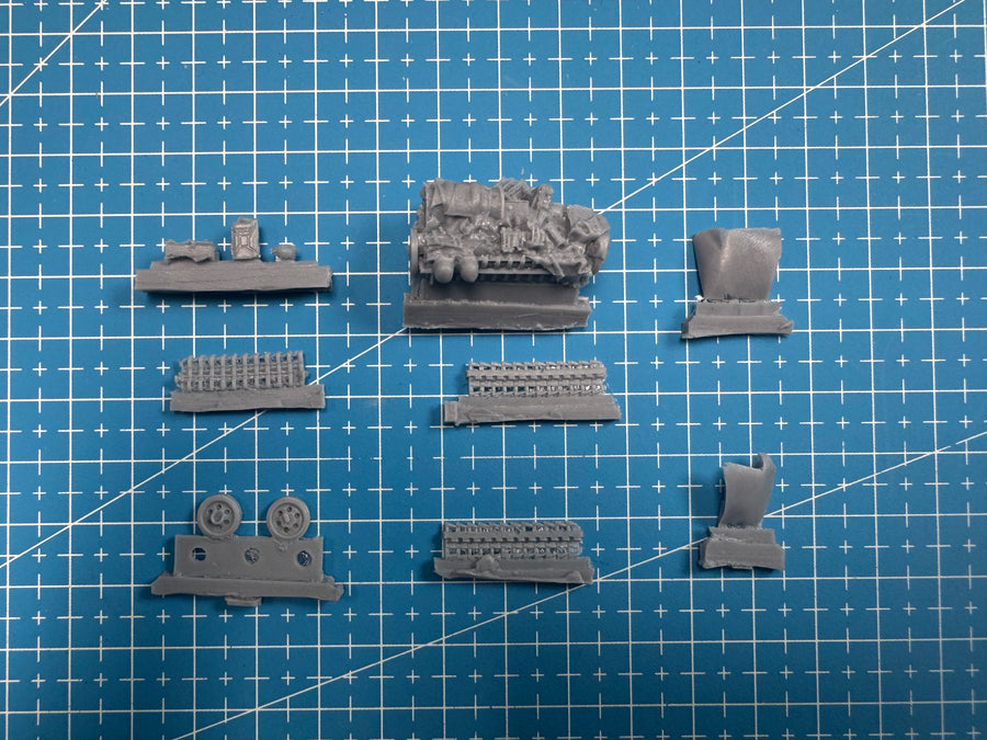 1:72 Cast Resin Model Assembly Kit, GK, No. 3 Assault Gun G Type with Vehicle Package Replenishment, Unpainted