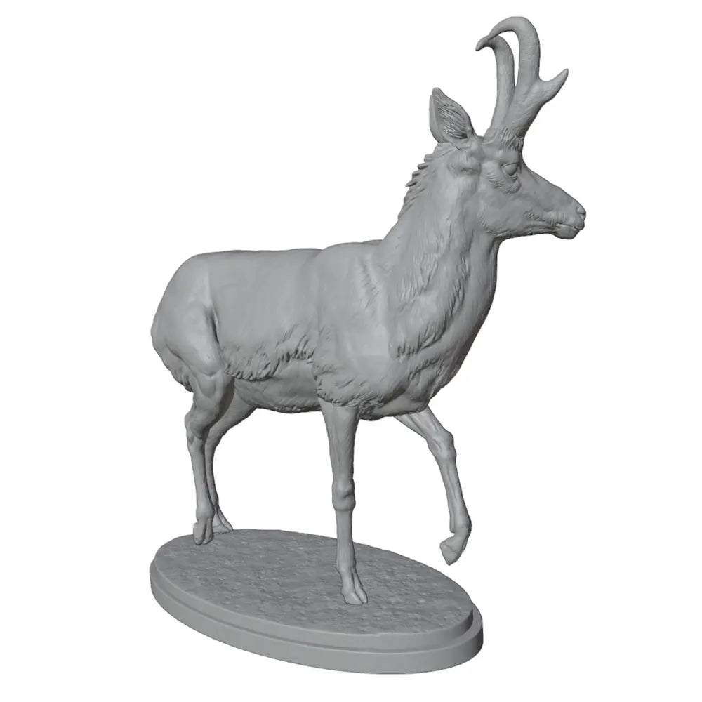 28mm Antelope Herd, 6 Figures, Resin Model Creature Kit, Wildlife Theme, Unassembled and Unpainted