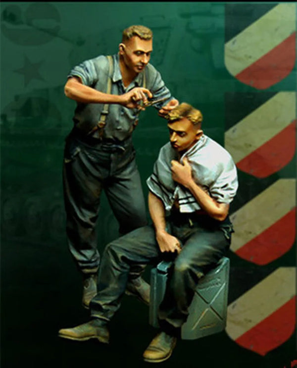 1/35 Modern Italian Soldiers, 2 Figures, Resin Model Figure Kit, Unassembled and Unpainted