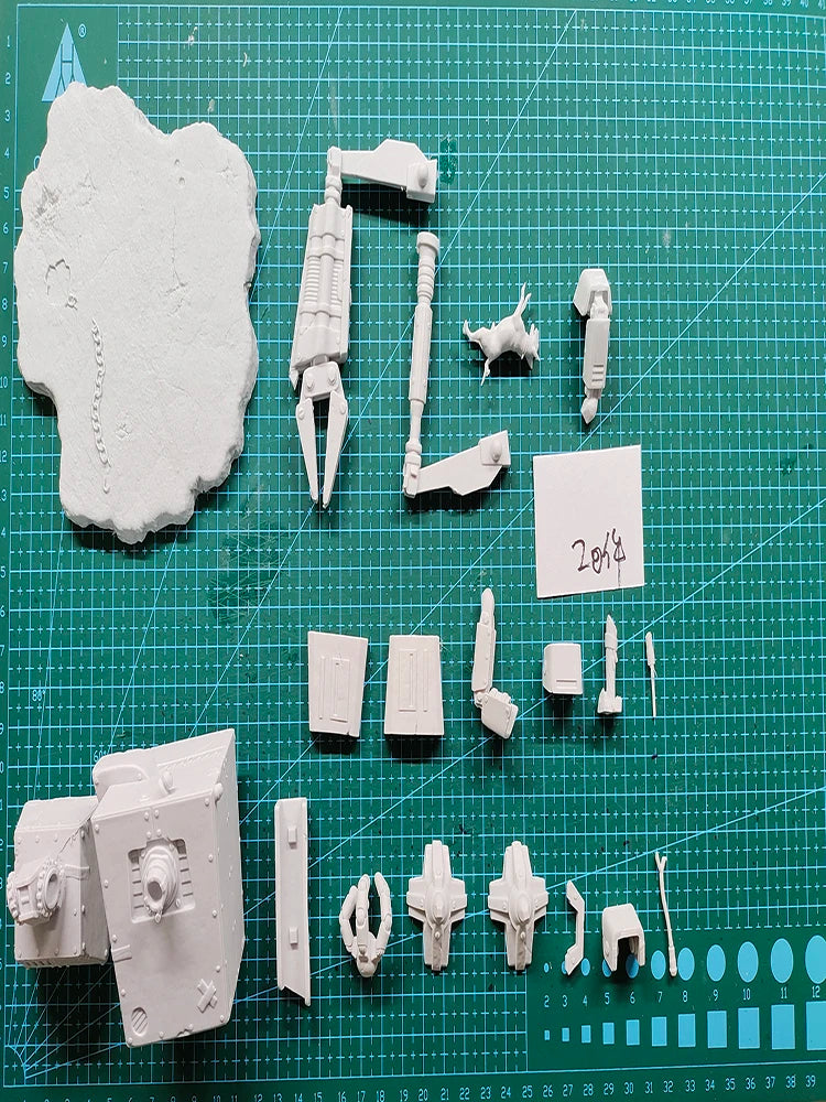 1/24 Tactical Officer, Resin Model Figure Kit, Fantasy Theme, Unassembled and Unpainted