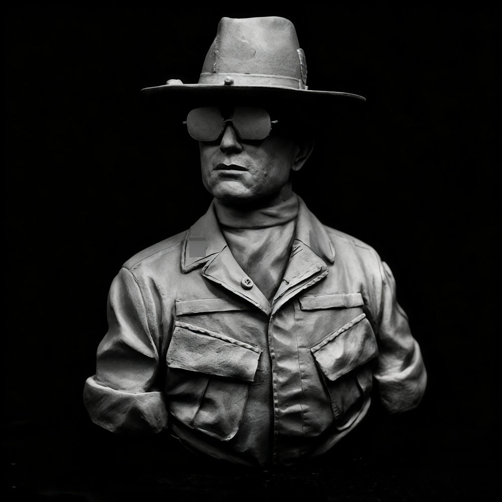 1/10 WWII American Sergeant Major, Resin Model Figure Kit, Unassembled and Unpainted