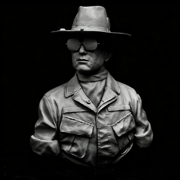 1/10 WWII American Sergeant Major, Resin Model Figure Kit, Unassembled and Unpainted
