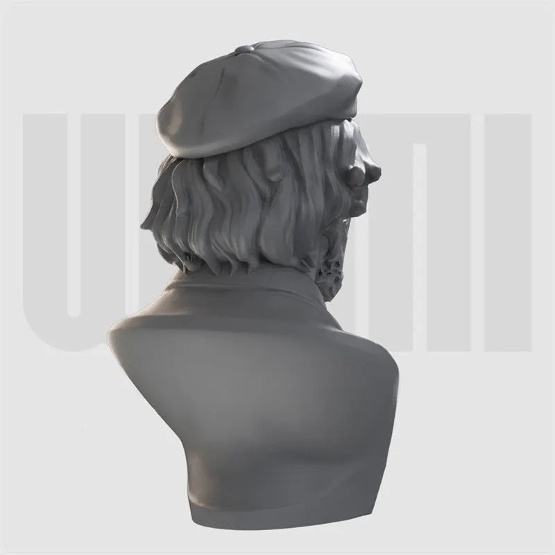 1/10 Cold War Che Guevara with Star Headband, Resin Model Bust Kit, Unassembled and Unpainted