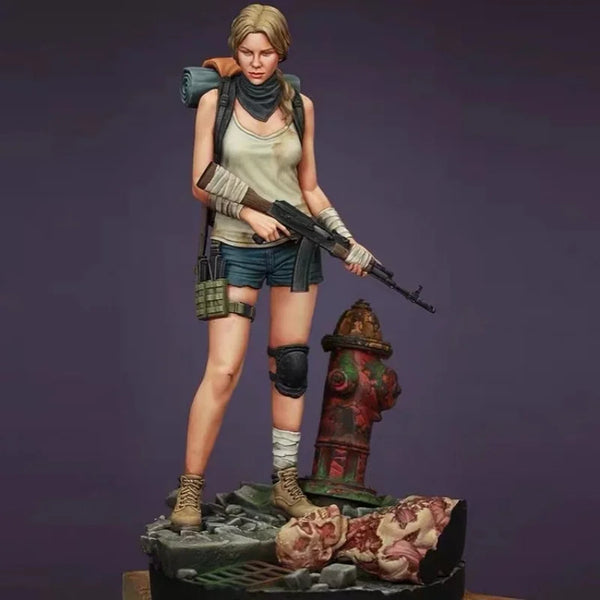 1/20 Modern Female Commando, Resin Model Figure Kit, Unassembled and Unpainted
