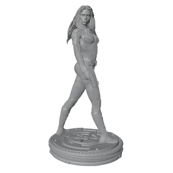 75mm Female Agent Commando, Resin Model Figure Kit, Sci-Fi Theme, Unassembled and Unpainted