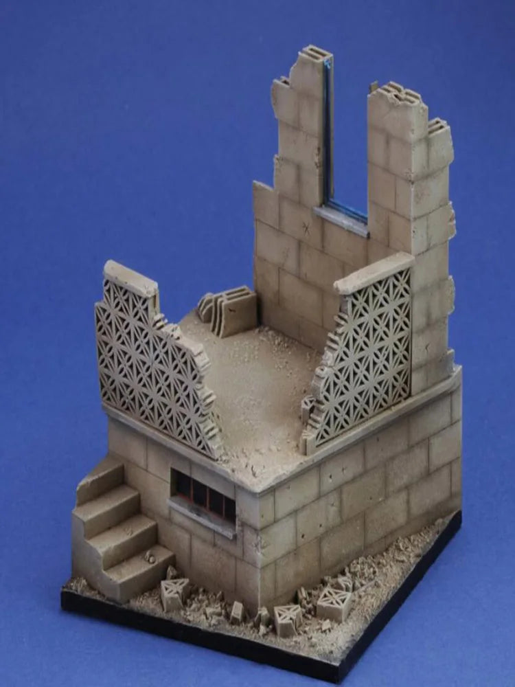 1/35 Modern Mid-Orient Ruins, Resin Model Terrain Kit, Unpainted