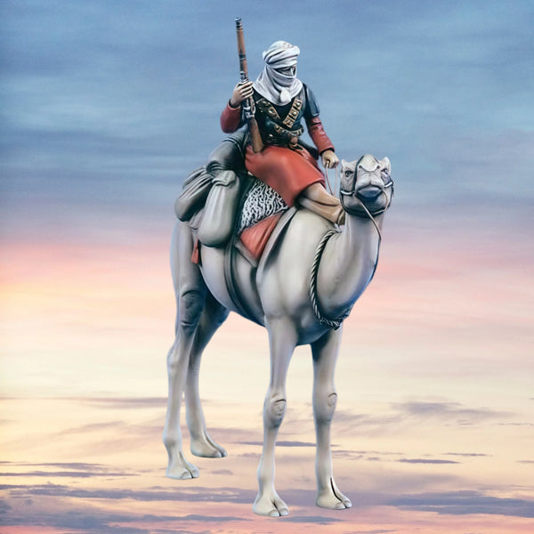 1/35 Napoleonic Desert Cavalry, Resin Model Figure Kit, Unassembled and Unpainted