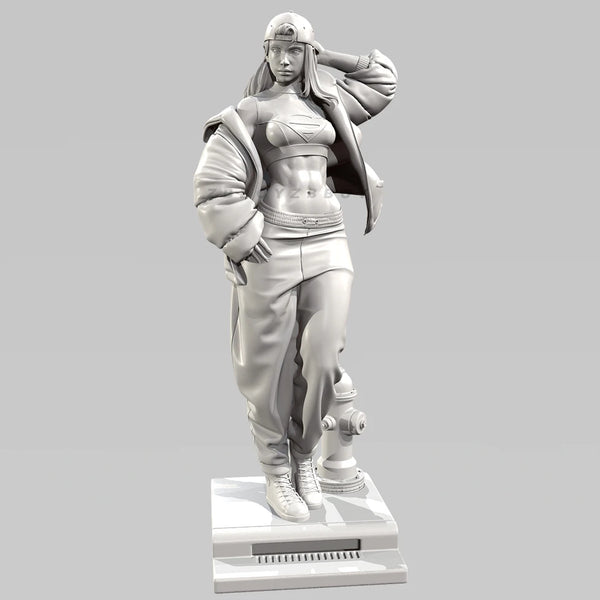 50mm Athletic Female, Resin Model Figure Kit, Unassembled and Unpainted