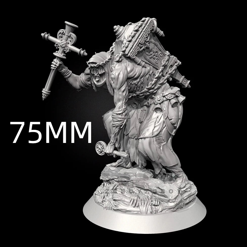 50mm Guardian of the Undead, Resin Model Figure Kit, Fantasy Theme, Unassembled and Unpainted