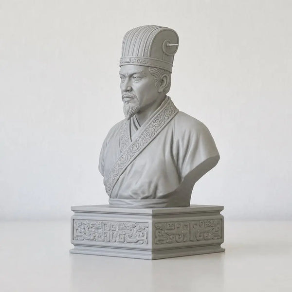 Ancient Chinese Strategist Busts, 3 Figures, Resin Model Bust Kit, Unassembled and Unpainted