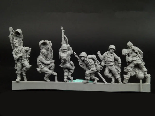 1/72 Modern US Army Soldiers, 6 Figures, Resin Model Figure Kit, Unassembled and Unpainted