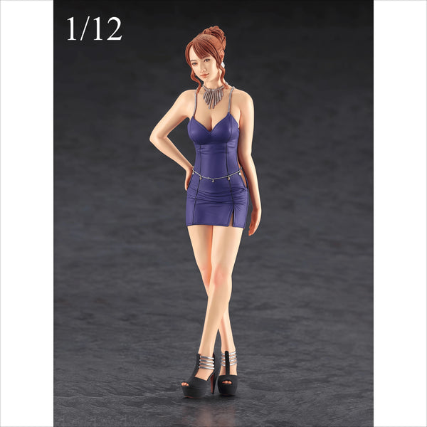 1/12 Civilian Female, Resin Model Figure Kit, Unassembled and Unpainted