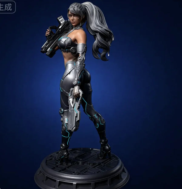 Sci-Fi Female Warrior — 50-75mm Resin Figure