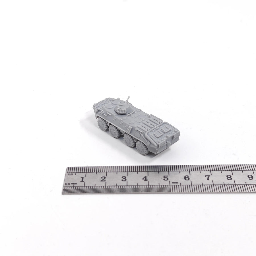 Modern Soviet BTR-70 APC 6mm Tabletop Gaming Miniature Resin Kit - resin model view 2