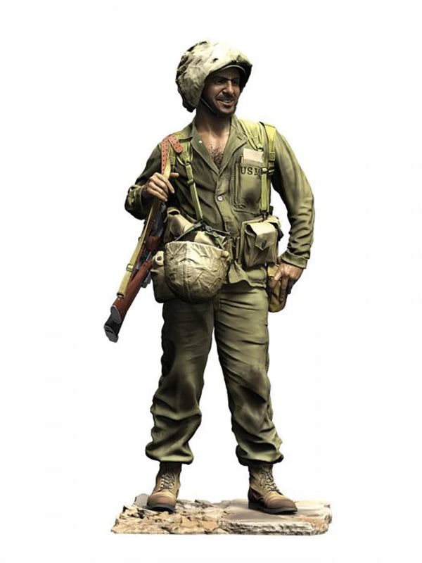 1/16 WWII US Marine, Resin Model Figure Kit, Unassembled and Unpainted