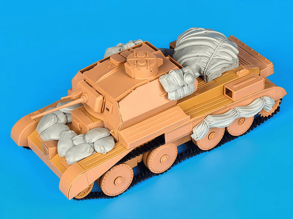 1/35 WWII German Panzer IV with Commander, Resin Model Vehicle Kit, Unassembled and Unpainted