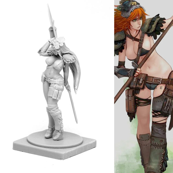 Kingdom Death Beauty Soldier Goddess — Resin Fantasy Figure Set