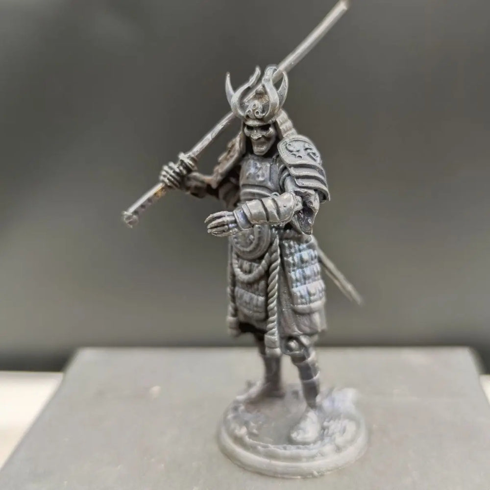 60mm Medieval Ghost Warrior, Resin Model Figure Kit, Fantasy Theme, Unassembled and Unpainted