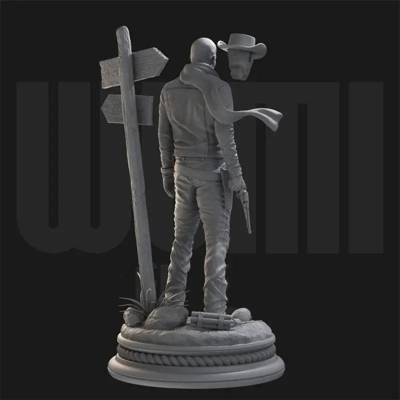 1/24 American Civil War Django Freeman, Resin Model Figure Kit, Unassembled and Unpainted