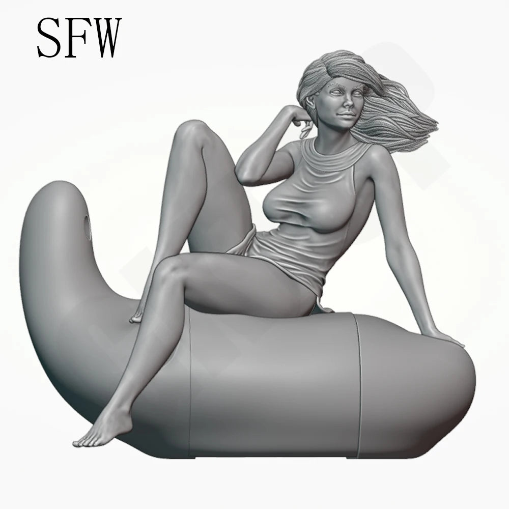 1/24 Swan Beauty, Resin Model Figure Kit, Unassembled and Unpainted