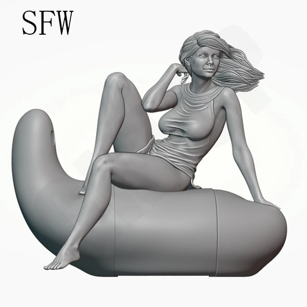1/24 Swan Beauty, Resin Model Figure Kit, Unassembled and Unpainted