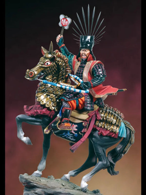 1/32 Ancient Asian Warrior, Resin Model Figure Kit, Unassembled and Unpainted