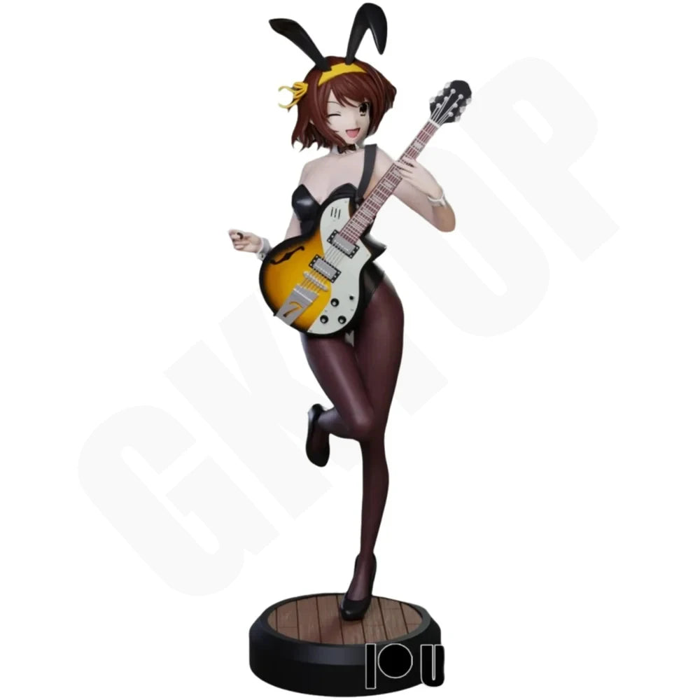 1/24 Bunny-Ear Musician, Resin Model Figure Kit, Anime Theme, Unassembled and Unpainted