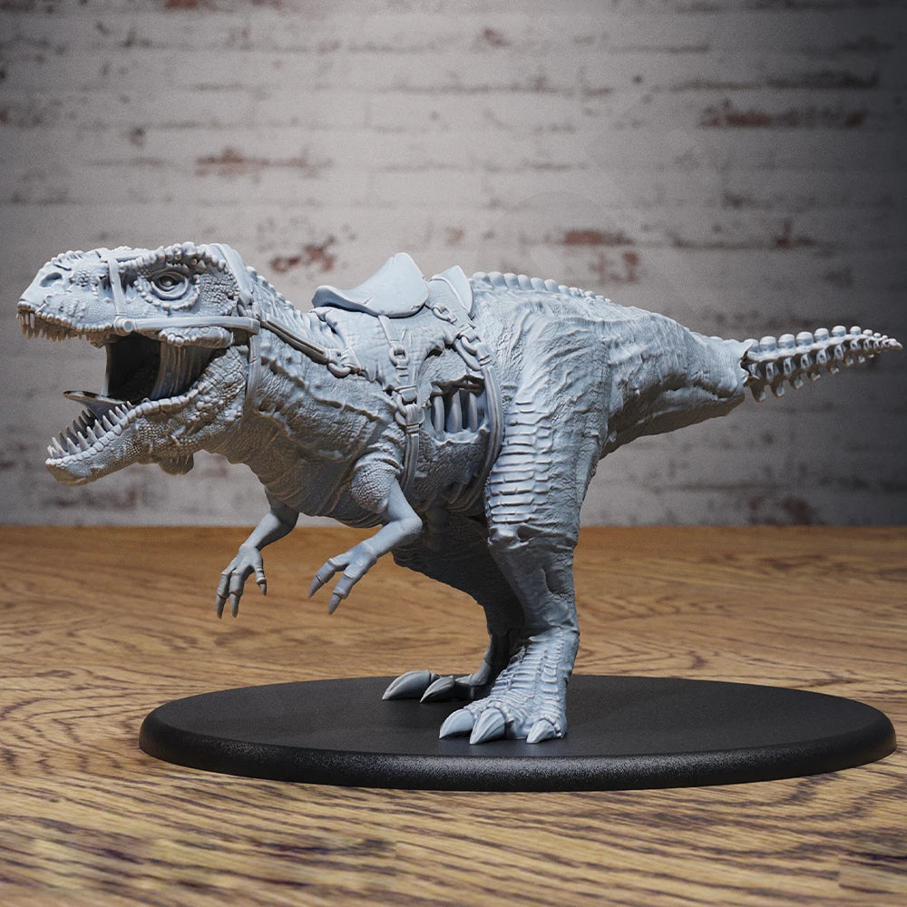 1/35 Tyrannosaurus Rex Warrior, Resin Model Creature Kit, Wildlife Theme, Unassembled and Unpainted