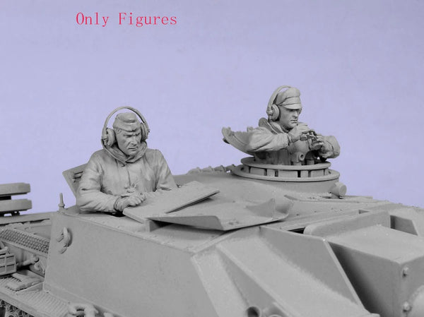 WWII German Soldiers — 1/35 Resin Figure Set