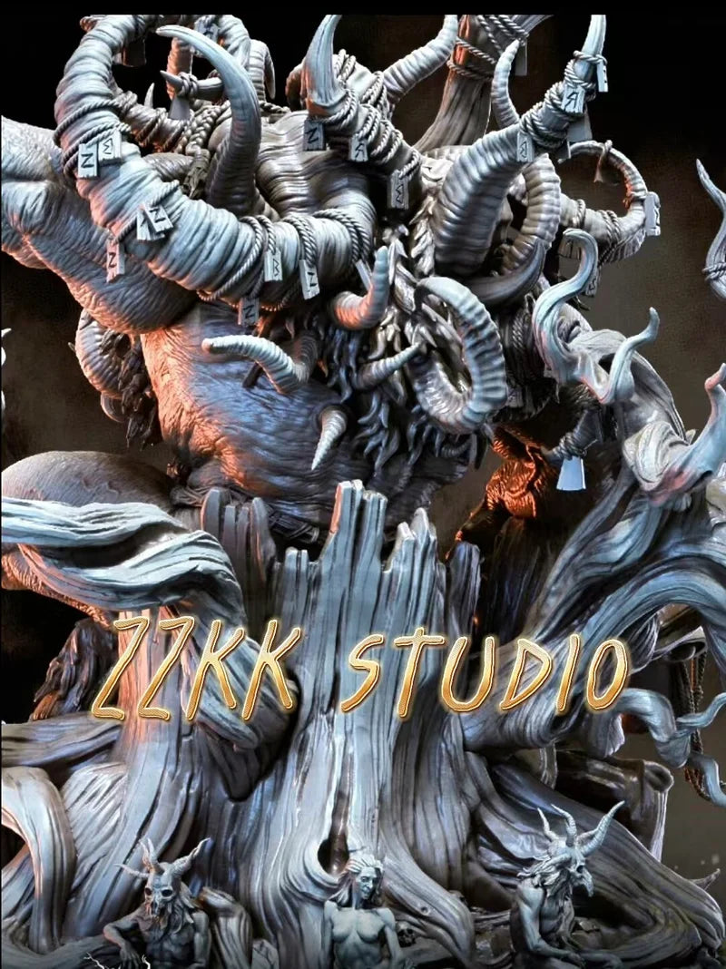 280mm Minotaur Warrior, Resin Model Figure Kit, Fantasy Theme, Unassembled and Unpainted