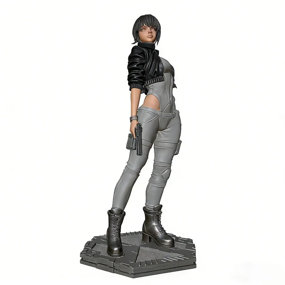 1/24 Tactical Female Character, Resin Model Figure Kit, Anime Theme, Unassembled and Unpainted