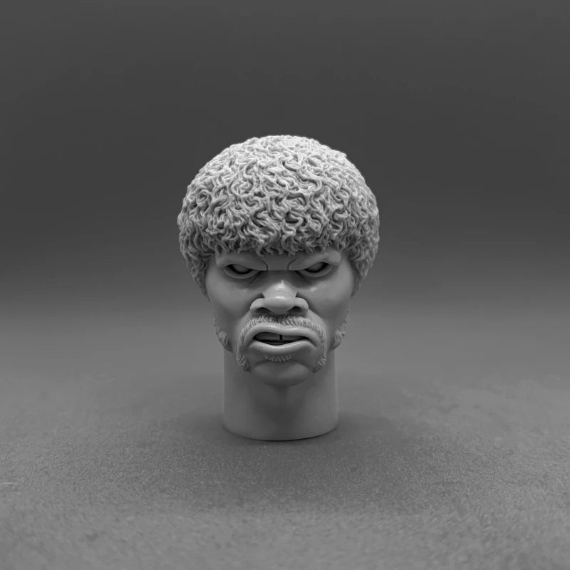 1/6 Interchangeable Sci-Fi Heads, Resin Model Bust Kit, Sci-Fi Theme, Unassembled and Unpainted