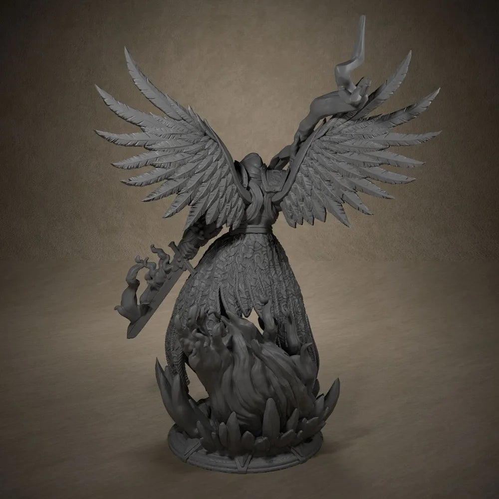 85mm Justice Angel Edridion, Resin Model Figure Kit, Fantasy Theme, Unassembled and Unpainted