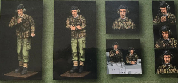 1/35 Modern Soldiers Digital Camouflage, 2 Figures, Resin Model Figure Kit, Unassembled and Unpainted