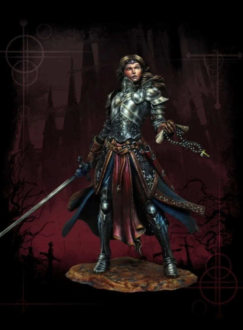 1/24 Asteria Paladin, Resin Model Figure Kit, Fantasy Theme, Unassembled and Unpainted