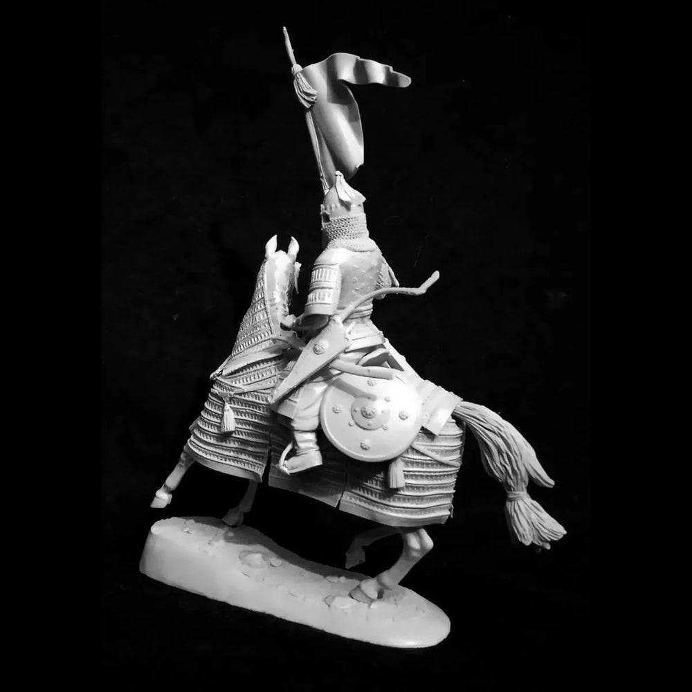 54mm Medieval Golden Horde Warrior, Resin Model Figure Kit, Unassembled and Unpainted