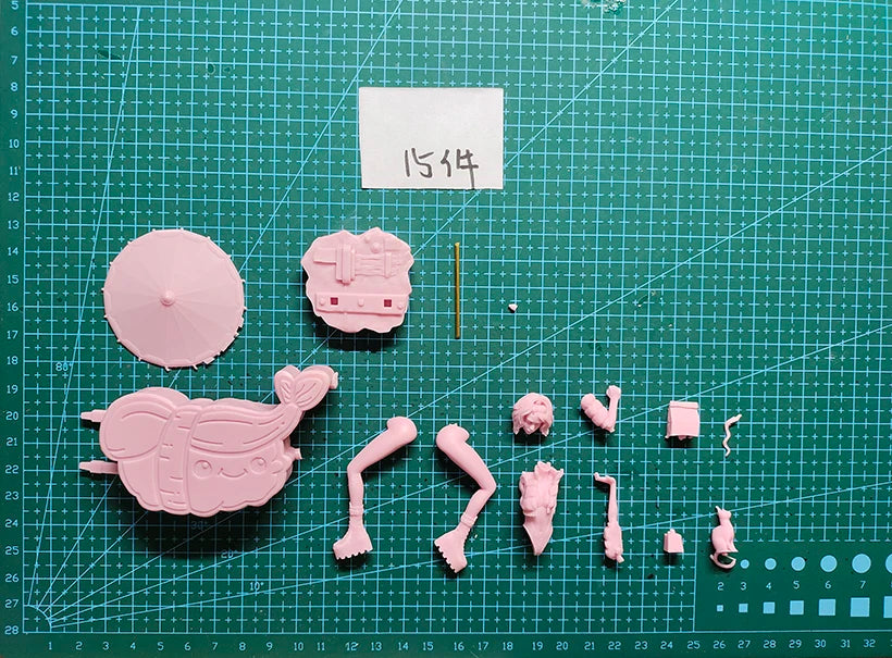1/24 Modern Fantasy Woman, Resin Model Figure Kit, Unassembled and Unpainted