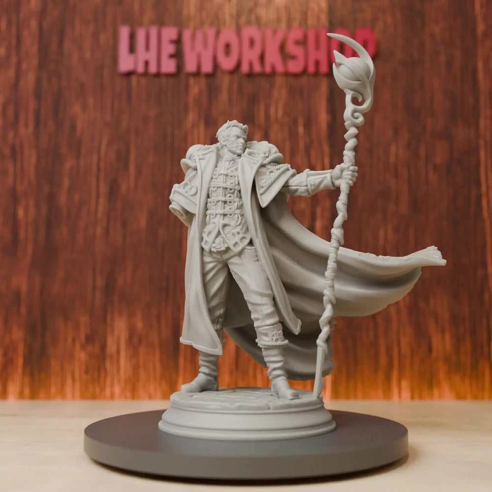 75mm Evil Broken Sorcerer, Resin Model Figure Kit, Fantasy Theme, Unassembled and Unpainted