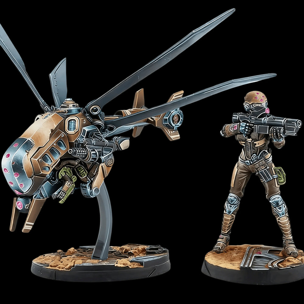 Haqqislam Zeybek Aero-unit, Resin Model Figure Kit, Sci-Fi Theme, Unassembled and Unpainted