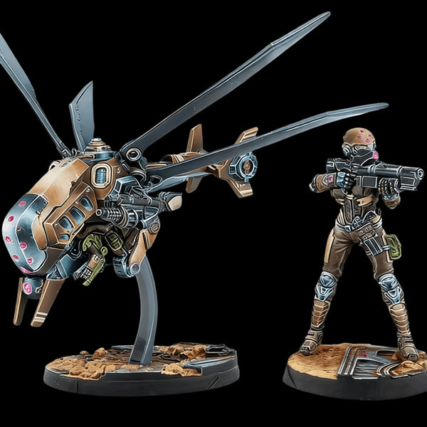 Haqqislam Zeybek Aero-unit, Resin Model Figure Kit, Sci-Fi Theme, Unassembled and Unpainted