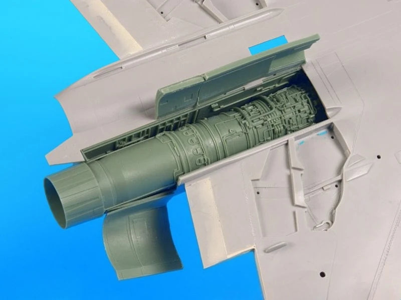 1/48 Vietnam War F-4J Phantom Engine, Resin Model Aircraft Kit, Unassembled and Unpainted