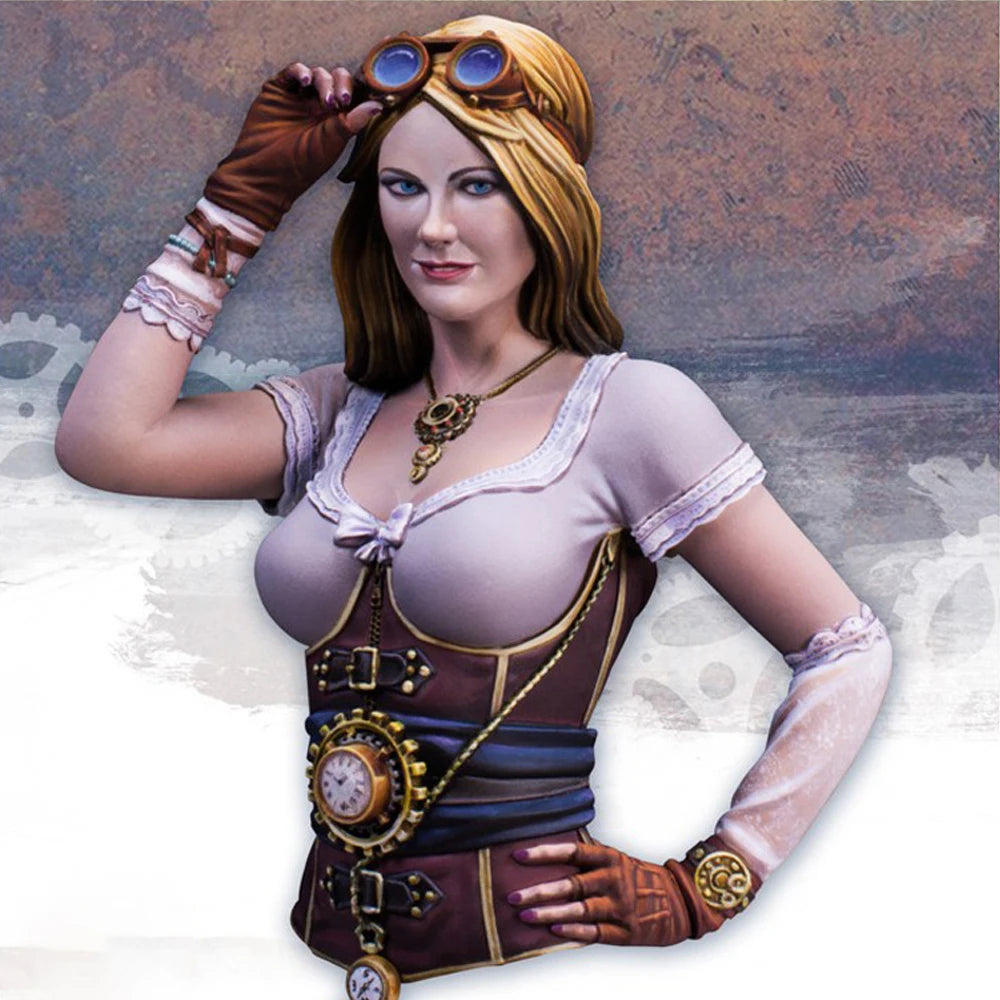 1/12 Irina Meier, Resin Model Bust Kit, Fantasy Theme, Unassembled and Unpainted