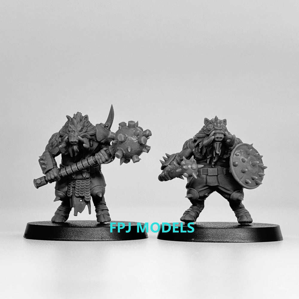 Corrupted Beasts, 10 Figures, Resin Model Figure Kit, Fantasy Theme, Unassembled and Unpainted