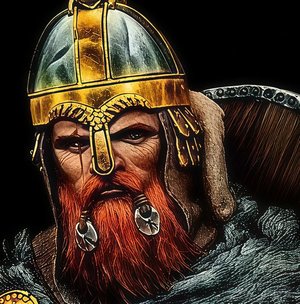 1/10 Medieval Norse Warrior, Resin Model Bust Kit, Unassembled and Unpainted