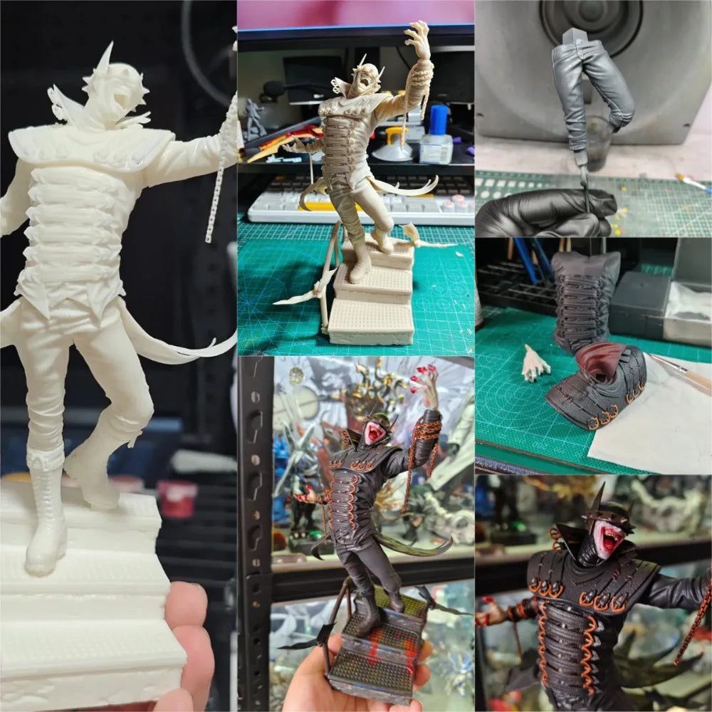 Gothic Laughing Bat, Resin Model Figure Kit, Fantasy Theme, Unassembled and Unpainted
