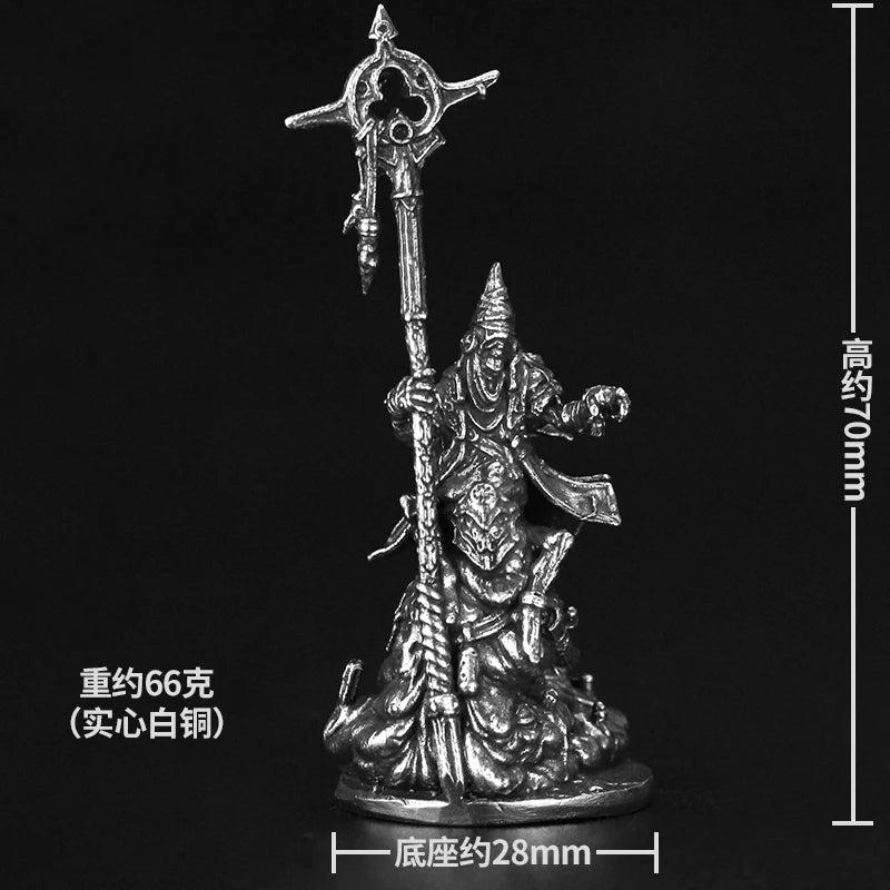 28mm Gothic Monastery Chaplain, 8 Figures, Resin Model Figure Kit, Fantasy Theme, Unassembled and Unpainted