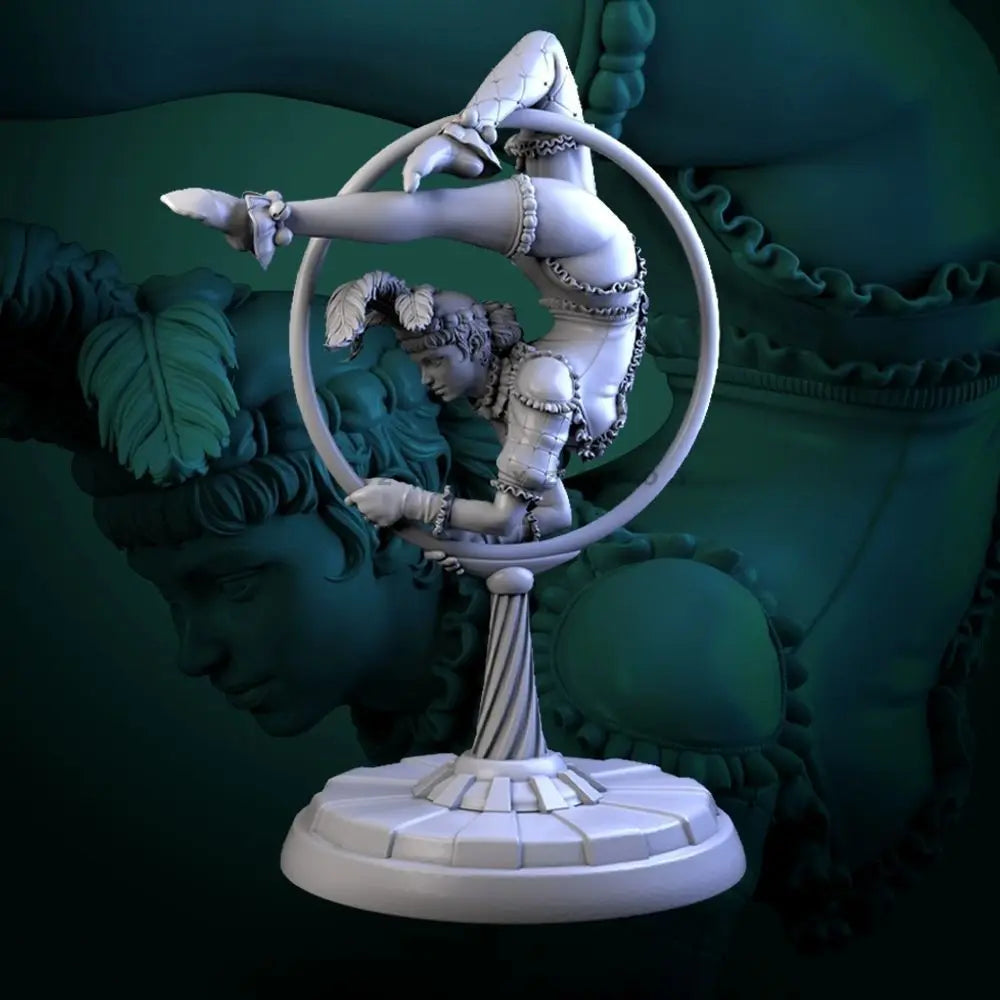 38mm Circus Performer, Resin Model Figure Kit, Historical Theme, Unassembled and Unpainted