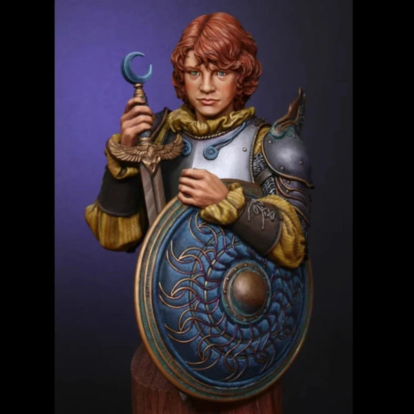 1/10 Warrior Kyle, Resin Model Bust Kit, Fantasy Theme, Unassembled and Unpainted