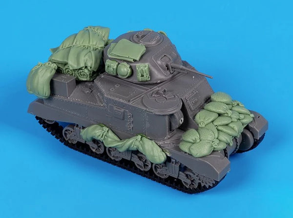 1/72 WWII M3 Grant, Resin Model Accessory Kit, Unpainted