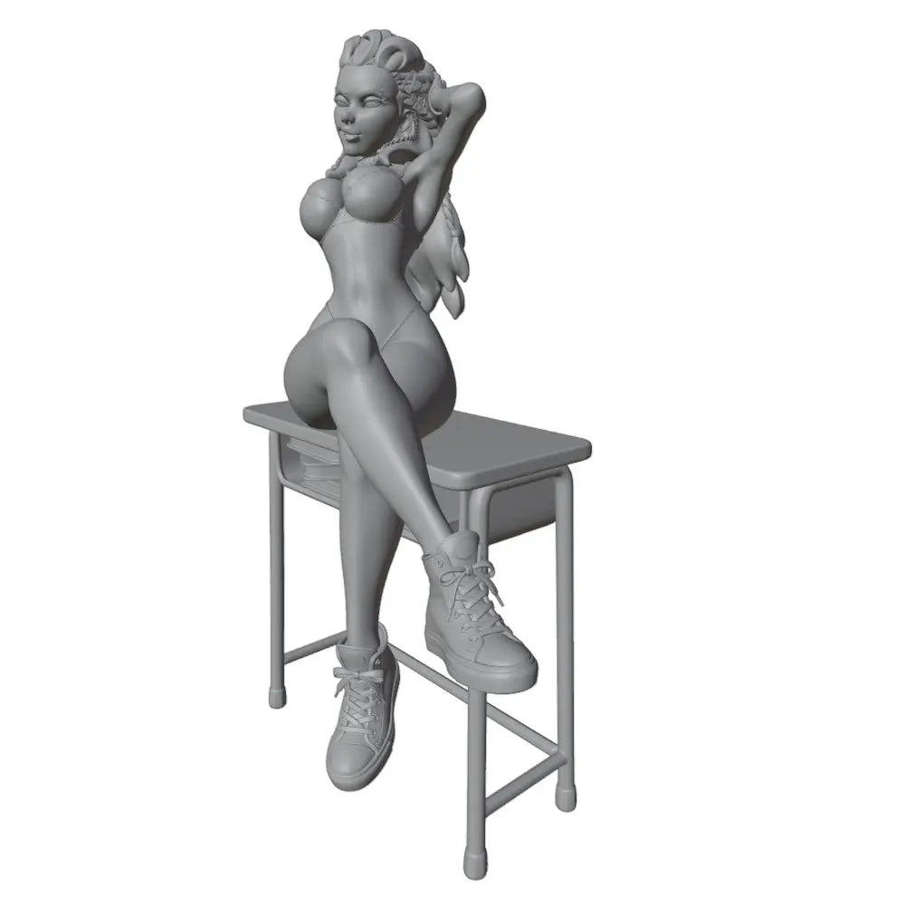 175mm Pin-up Female, Resin Model Figure Kit, Unassembled and Unpainted